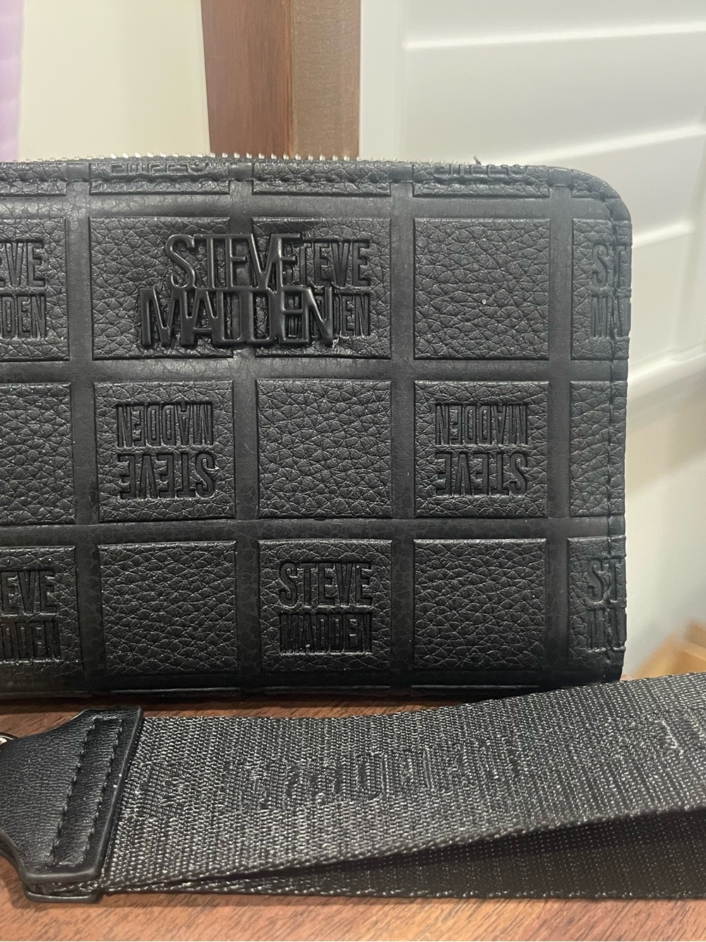 Steve Madden Black Wristlet/Wallet